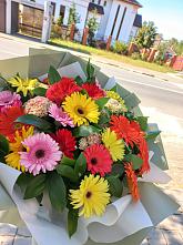 Букет цветов из:  Герберы #REPLACE_PRED# Юрино